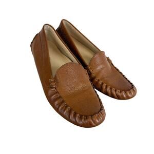 Cole Haan Womens Evelyn Driver Moccasin Leather Shoes Brown W13572 - 9 9B